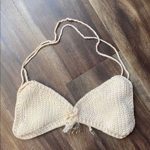 Mykonos Boutique Knitted Champagne Top